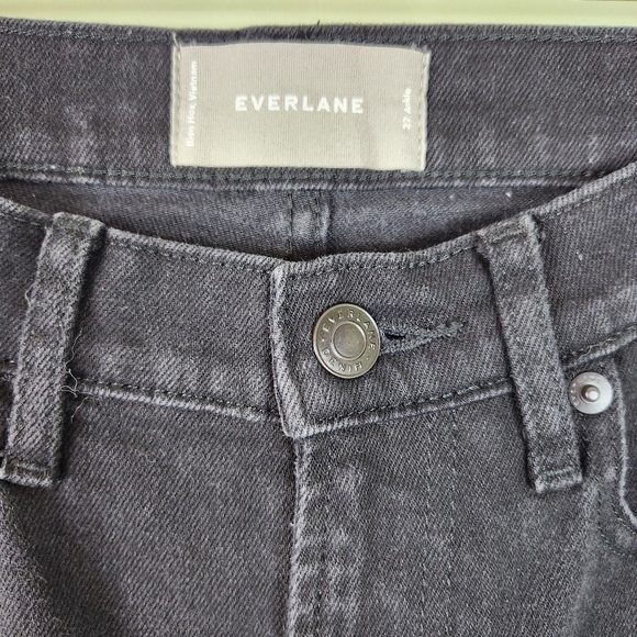 Everlane High Rise Mom Jeans Washed Black, sz 26 - Picture 5 of 5